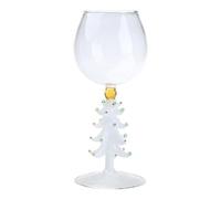 3D Drinking Glass Cup with Christmas Tree Figurine Inside Stemless Glass for Wine Water Milk Goblet-Drinking Glass Cup Glass Wine Cup