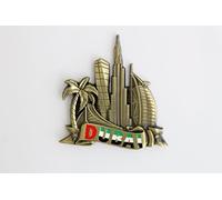 3D - DUBAI - UAE Emirates Fridge Magnet Metal Sticker City Holiday Souvenir Travel Memory on Refrigerator Gift