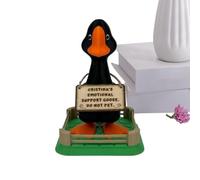 3D Duck Animals - Positive Desktop 3D Inspirational Small Duck Statue | Cute Sculpture for Desk Shelf Table Porch Entryway Study Room Bedroom Kitchen Apartment Birthday