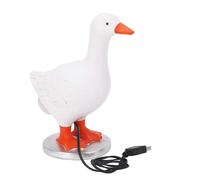 3D Duck Egg Lamp, Realistic Resin Table Lamp, Duck Egg Night Light, Funny Lamp with Egg in White
