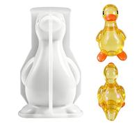 3D Duck Silicone Mold for Resin, Cute Animal Epoxy Casting Molds with Easy Release, DIY Craft Stress Relief Toy, Soap Candle Making & Home Decor Crafts