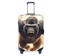 3D Dynamic Gorilla Elastic Travel Luggage Cover Suitcase Protector, Print Suitcase Baggage Cover Anti-Scratch