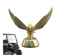 3D Eagle Hood Emblem - Self Adhesive Car Hood Sticker, Realistic Sculpture Stand Ornament, Chrome for Car Truck Motorcycle | Easy Installation Exterior Vehicle Accessories