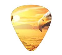 3d eagle Printed Guitar Picks Personalized Guitar Plectrums 12 Pcs For Acoustic Guitar Electric Guitar And Bass Bulk Guitar Pick One Size