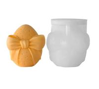 3D Easter Egg Mould Made of Silicone, Egg Moulds Made of Plaster for Casting - Holiday Ornament Moulds for Aromatherapy, Plaster Work, Home, Farmhouse, Holiday, Party, Family and Friends