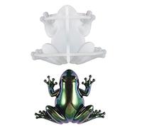 3D Easter Frogs Snail Lizards Animal Silicone Mold Suitable for Epoxy Resin Jewelry Making Home Decoration Animal Ornament Molds for Epoxy Resin