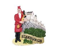 3D Edinburgh Scotland Refrigerator Magnet Tourist Travel Souvenirs Handmade Resin Craft Magnetic Stickers Home Kitchen Decoration Fridge Magnet Collection Gift