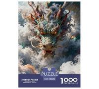 3D Effect 1000 Pieces Jigsaw Educational Games Challenge Toy 3D Vision Home Decoration Family Fun Adults Gifts 38x26cm/1000pcs