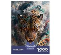 3D Effect 1000 Pieces Puzzles Challenging Game Toy 3D Vision Home Decoration Family Fun for Adults And Children 52x38cm/1000pcs