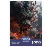 3D Effect 1000 Pieces Puzzles Challenging Game Toy 3D Vision Home Decoration Fit Families Adults Gifts 70x50cm/1000pcs