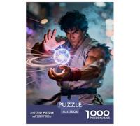 3D Effect 1000 Pieces Puzzles Educational Games Challenge Toy 3D Vision Home Decoration Family Fun Adults Gifts 38x26cm/1000pcs