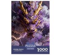 3D Effect 1000 Pieces Puzzles Educational Games Challenge Toy 3D Vision Home Decoration Fit Families Kids Age 12+ 70x50cm/1000pcs