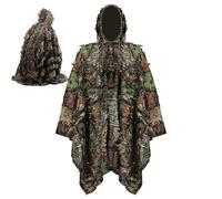 3D Effect Camouflage Clothing Hunting - Breathable Cloak Bird Watching, Animal Photography | Lightweight Invisible Cape Outdoor Training, Nature Exploration, Durable Gear For