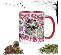 3D Effect Halloween Mug, 2024 NEW Spooky Ghost Vibes Mug Cup, Pumpkin Spice Coffee Lover Gift, Autumn Fall Gift, Pumpkin Spice Coffee Lover Gift (F)