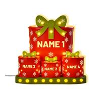 3D Effect Heartwarming Christmas Grandma Grandkids Gifts Together Personalized Acrylic Light Box,Custom Grandma LED Lights Box with Names,Family Light Decorations,Xmas Gift For Grandmas