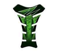 3D EFFECT RESINED ADHESIVE TANK PAD compatible with KAWASAKI Z1000 (Green)