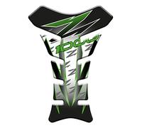3D EFFECT RESINED ADHESIVE TANK PAD compatible with KAWASAKI Z1000 (Green-White)
