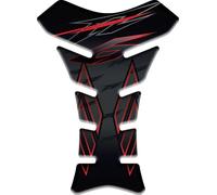 3D EFFECT RESINED ADHESIVE TANK PAD Compatible with Yamaha Fz6 Fz6n Fz6s Fazer (Black)