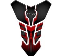 3D EFFECT RESINED ADHESIVE TANK PAD compatible with YAMAHA MT-09 (RED)
