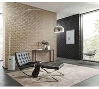 3D effect texture non-woven wallpaper gold Erismann 10106-30 (3,65£/1qm)