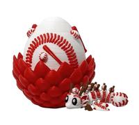 3D Egg With Miniature Inside, Enhances Focus Naturally, 8x7.5cm, Baseball Dragon And Egg, 3D Dragons Fidget Toy, A Magícal Gift Design, For Kids Teens Adults Fantasy Lovers