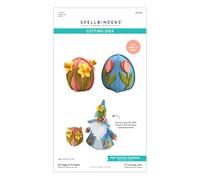 3D Eggs & Flowers Felt Décor Etched Dies by Sandi Maciver