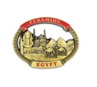 3D - Egypt -Cairo - Souvenir Fridge Magnet Kitchen Decor Holiday Gift -Metal