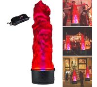 3D Electric Artificial Fire Flame Lamp with Remote Control, 36 LED for Stage Effects and Party Decor