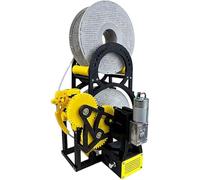 3D Electric Filament Rewinder with Precision Bearings and Metal Rail, Neatly Wraps Filament Without Tangling for Printing Enthusiasts, Welders, and Textile Artists