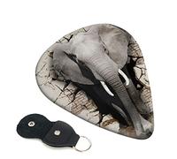 3D Elephant Printed Guitar pick Guitar Plectrums for Acoustic Guitar Electric Guitar Bass Guitar - Guitar Accessories - 6 Pack 0.96mm