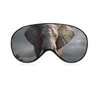 3D Elephant Sleep Mask Comfort Travel Eye Masks with Adjustable Elastic Strap Soft Funny Block Light Sleep Eye Cover for Side Sleeper for Nap Men Women Gift