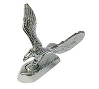 3d Emblem Eagle Auto Car Front Cover Chrome Hood Ornament Sticker Badge Bonnet Car Decoration Styling Accessories (c) 1 Pc