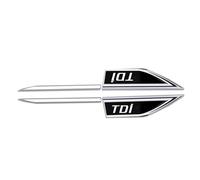 3D Emblems car logo,for TDI Chrome metal Sticker front bonnet Badge Trunk Decorative Side Body Letters Adhesive Decals,A