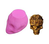 3D Embossed Flower Skull Silicone Mold Epoxy Resin Decorative Soap Melt Resin Polymer Clay Home Decor