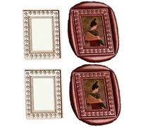 3D Embossed Frame Wax Seal Stamp, ONWINPOR Frame Relief Carving Waxs Sealing Stamps, Brass Waxstamp Head, Waxing Sealings for Wedding Invitations, Lettersealing (M5)