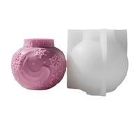 3D Embossed Pattern Mold Scaldfish Shapes Silicone Molds Wax Making Holiday Themed Home Decorations Creative Mold