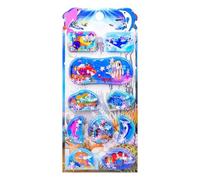 3D Embossed Stickers | Animals Sea Creatures 3D Stickers Embossed Cartoon | For Notebook Scrapbooking Camera Diaries Laptop Phone Water Bottle Pen Holder