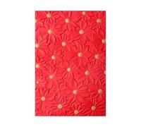 3D Embossing Folder for Card Making Christmas Poinsettia Embossing Plastic Folder for DIY Scrapbooking Paper Crafting Handmade Crafts Scrapbooking Supplies Arts Crafts Scrapbook Album Decor