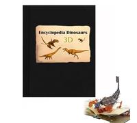 3D Encyclopedia Prehistorica Dinosaurs,Fun Interactive Pop-Up Dinos Book,Prehistoric Creatures Interesting Knowledge,Illustrated Encyclopedia of Dinosaurs,Gift for Dinosaur Lovers (1PCS)