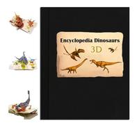 3D Encyclopedia Prehistorica Dinosaurs, Funny Interactive Pop Up Dinos Book,Complete Dinosaur Encyclopedia Gift for Kids Dinosaur Lovers (A)