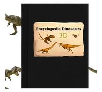 3D Encyclopedia Prehistorica Dinosaurs, Prehistoric Creatures Interesting Knowledge, Interesting Three-Dimensional Pop Up Dinos Book, Interactive Discovery Book for All Ages (A)