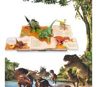 3D Encyclopedia Prehistorica Dinosaurs, The Illustrated Encyclopedia Of Dinosaurs, Interesting Three-Dimensional Pop Up Dinos Book, Prehistoric Creatures Interesting Knowledge
