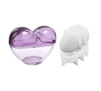 3D Epoxy Resin Heart Shaped Silicone for Candle Holder and Mirror | Create Vases, Jewellery Boxes, Home Decor with Easy Countersink