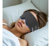 3D Eye Mask Sleep Mask for Travel Light Blocking Comfortable Eyemask Lightweight Non-Press Sleeping Mask Eye Protection for Deep Sleep Optimal Sleep Experience (Black)