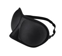 3D Eye Mask Sleep Soft Cover Padded Blindfold Shade Sleeping Aid Night Eyepatch Ultra Soft & Comfortable Eye Blinder with Adjustable Strip