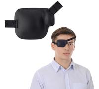 3D Eye Patches for Left and Right Adults Adjustable Eye Adjustable Medical Eyepatch for Lazy Large Black (Right Eye)