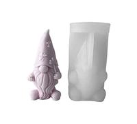 3D Face-Less Old Silicone Mold Desktop Decor Gypsum Epoxy Resin Dwarf for Home Decoration Four-Leaf Face-Less Old Mold