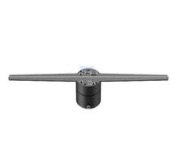 3D Fan Hologram Projector 42cm 2 Blade Wall-mounted Wifi Led Luminous Lamp 224 LED Wide Viewing Angle(42 Basic)