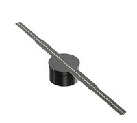 3D Fan Hologram Projector Wifi 244 Beads Newest 3D Advertising Display Led Sign Holographic Lamp Player 3D Support Images Video Festival Advertising Display(Standard Version)