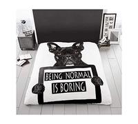 3D Faux Fur Throw Double Size Bed Chair Sofa Soft Warm Animal Print Large Luxury Throw, 150 x 200 Cm, Bull Dog